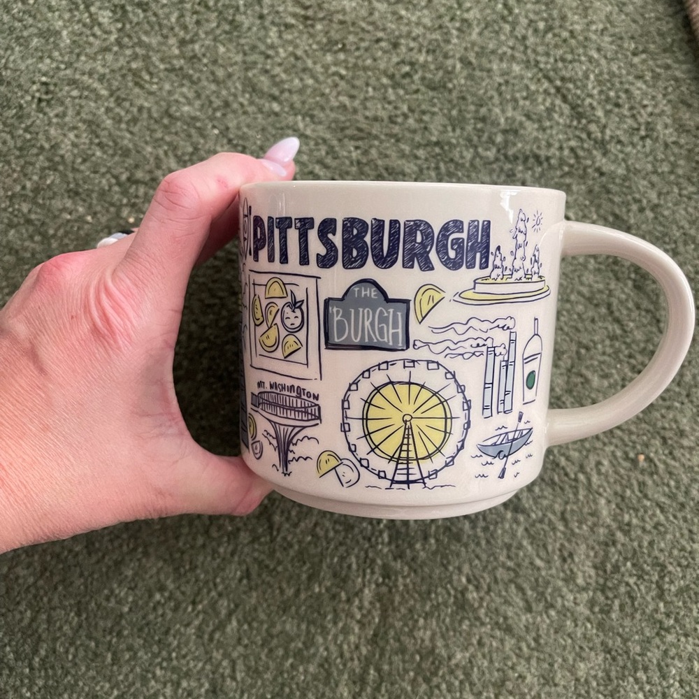 💛🖤 NWT Starbucks Been There Pittsburgh Mug 🖤💛